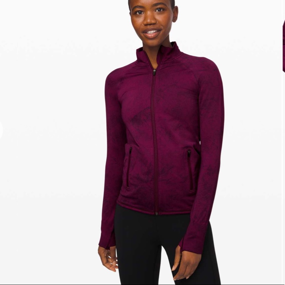 Nwot Lululemon Ebb To Train Jacket Sz6